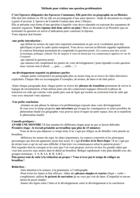 Méthode Question problématisée d'histoire-géo