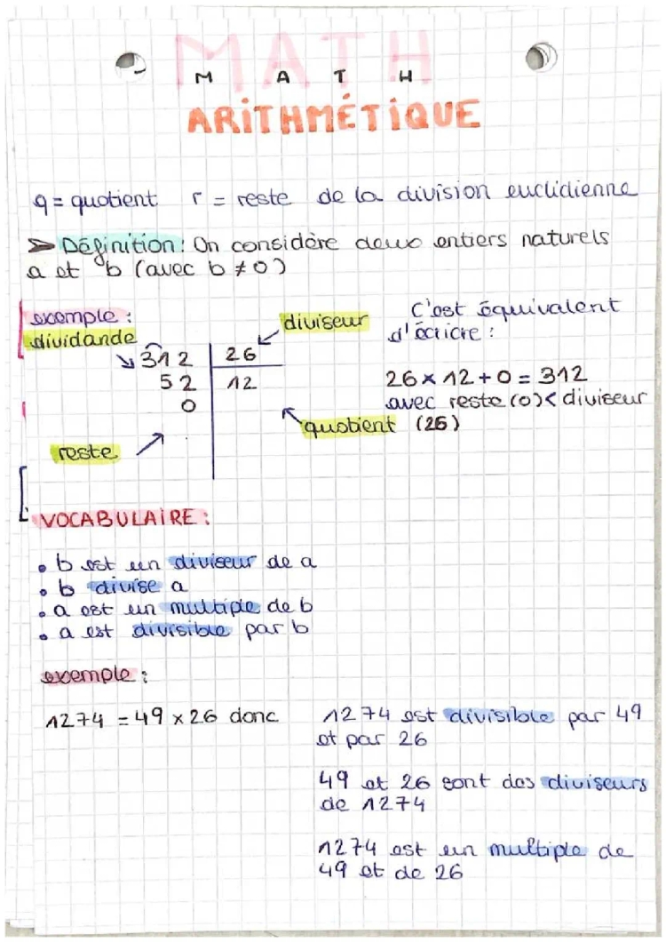 Fiche mathématique 