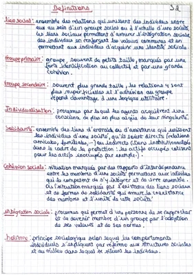 Comment se construisent et évoluent les liens sociaux - PDF et exemples pour les 1ère SES