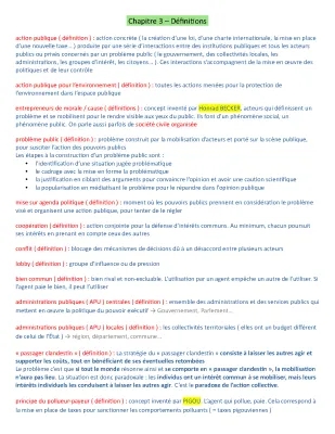 Quelle action publique pour l'environnement : définitions et exemples