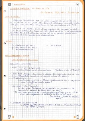 Bac Français Poésie Fiche: Alchimie Poétique La Boue et l'Or