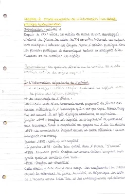 Contrôle de l'information dans les médias et liberté de la presse pour HGGSP 1ère