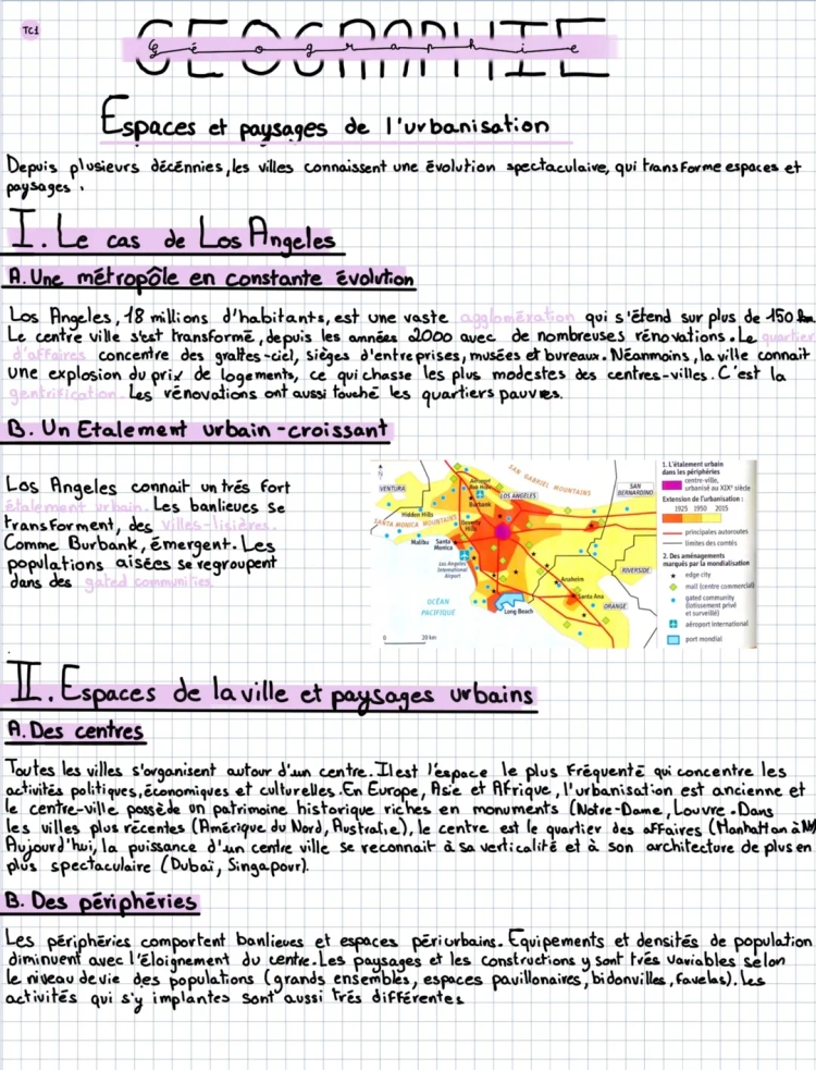 Espaces et paysages de l’urbanisation 