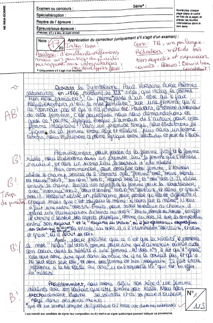 Commentaire/Analyse littéraire sur Poèmes saturniens de Paul verlaine