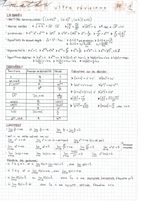 Comment être bon en maths Terminale ? Astuces et limites des suites corrigés