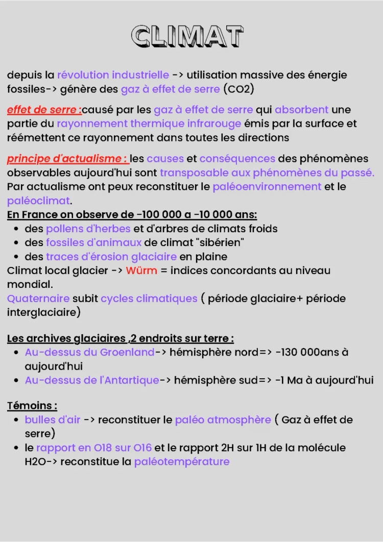 Climat Quaternaire et Les 4 Glaciations: Période Glaciaire, Cycle de Milankovitch