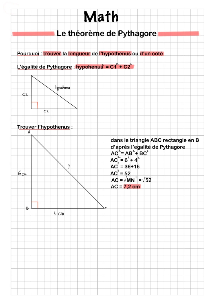 Fun with Pythagorean Theorem: Examples, Formulas, and Exercises for 3rd and 4th Grade