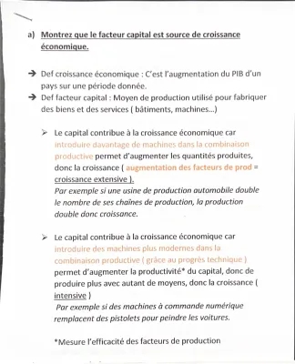 La Croissance Économique SES Terminale: Définition, Facteurs et Cours PDF