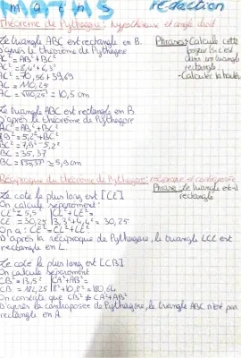 maths théorème et réciproque 