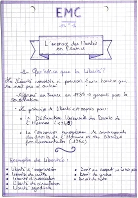 Découvre les Libertés en France // EMC Seconde & 4ème