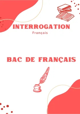 L'Interrogation Bac Français PDF et Exemples - Pour la 1re