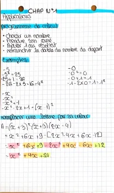 Programme de calcul 