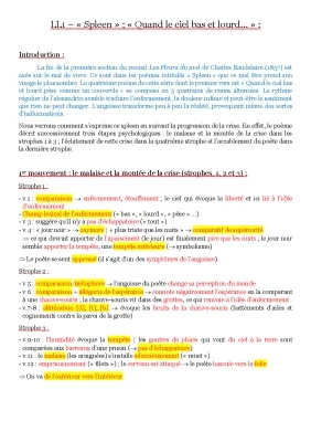 Analyse de 'Quand le ciel bas et lourd pèse comme un couvercle' - Les Fleurs du Mal