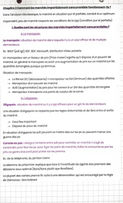 Comment les marchés impartialement concurenciel fonctionne t-il ?