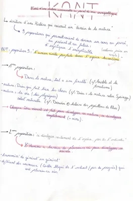 Kant - Idée d'une histoire universelle : Propositions 1-6 et la violence en philosophie