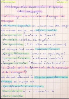 Comprendre la Consommation et l'Épargne STMG - Cours PDF, Exemples et Définition