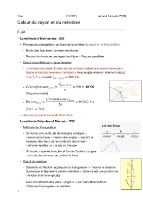 Comment Calculer le Rayon de la Terre avec la Méthode d'Ératosthène et la Triangulation