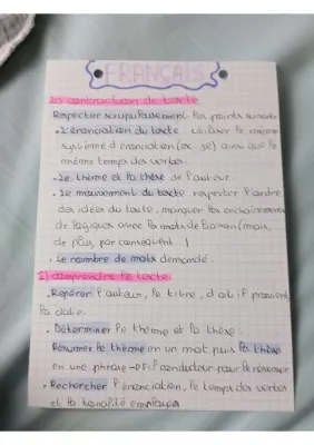 Tout sur la contraction de texte et résumé en français