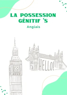 Possession anglais génitif 's