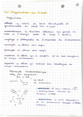 THÈME 1 SPE SVT: organisation du vivant 