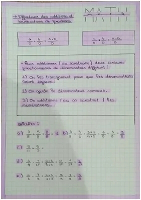 Fun Fraction Exercises: Addition, Subtraction, Multiplication, Division PDF