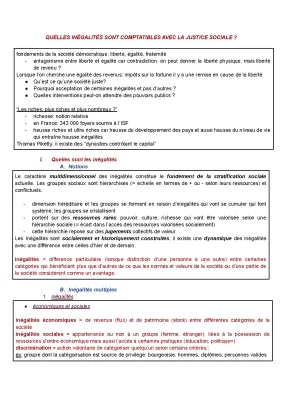 Quelles inégalités compatibles avec la justice sociale ?