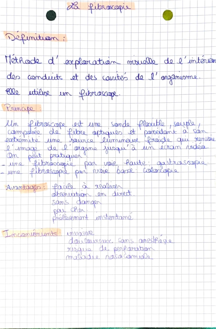 Biologie - La fibroscopie 