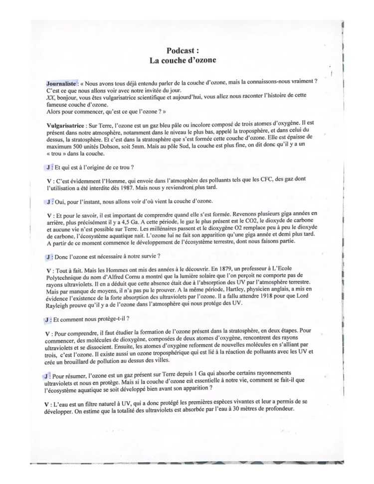 Comprendre la couche d'ozone pour les enfants