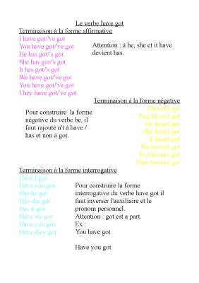 Have Got Conjugation: Learn with Fun!