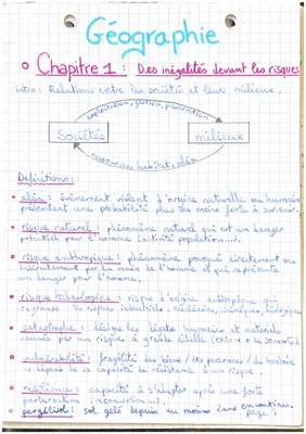 Étude de cas géo pour lycée: Risques naturels, Gange et plus encore