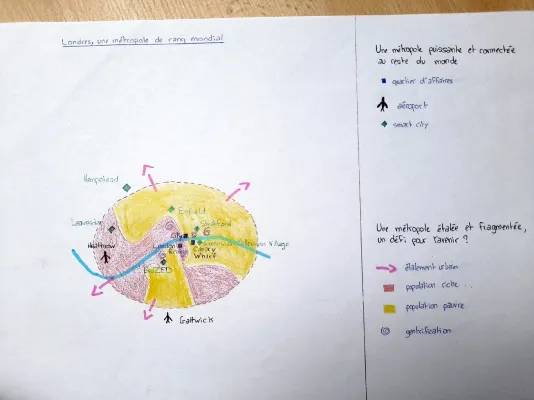 Pourquoi Londres est une métropole mondiale - Étude de cas pour les 4èmes