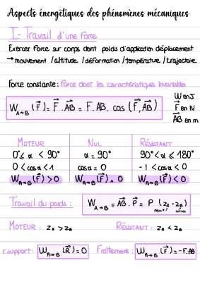 Apprends le Travail d'une Force et l'Énergie Mécanique avec des Exercices Amusants