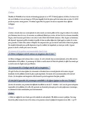 Résumé et Questionnaire Céleste ma planète - PDF et Chapitre par Chapitre