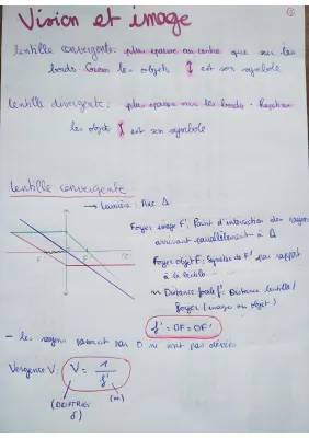 Découvre les Lentilles Convergentes et Divergentes - Exercices et Schémas PDF