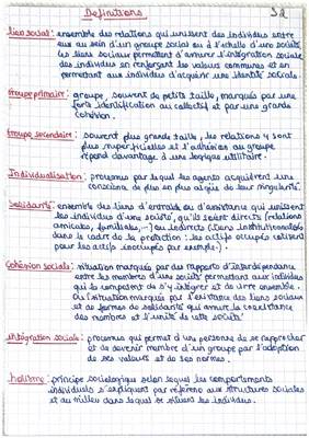 Comment se construisent et évoluent les liens sociaux - PDF et exemples pour les 1ère SES