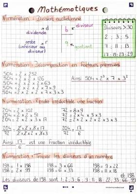 Comment rendre une fraction irréductible et trouver le plus grand diviseur commun