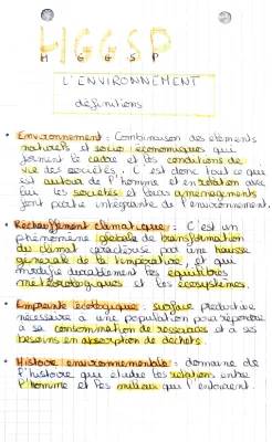 Définition de l'Environnement et Réchauffement Climatique pour les Jeunes