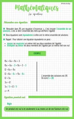 Résoudre Équations: 2ème Degré, Produit Nul et Plus!