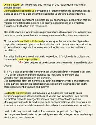 Comment les Institutions et les Droits de Propriété Favorisent la Croissance Économique - Exemples et Explications