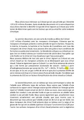 Tout sur la Période Crétacé : Animaux, Climat et Plus