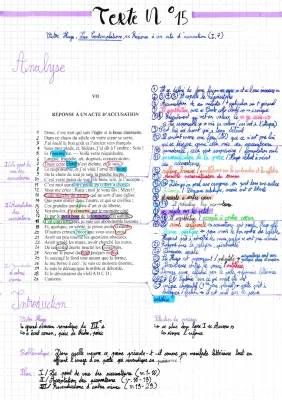 Les Contemplations Analyse PDF : Réponse à un Acte d'Accusation de Victor Hugo (I, 7)