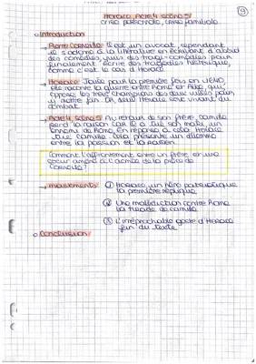 Analyse d'Horace de Corneille: Acte 1 Scène 1 et Acte 4 Scène 5