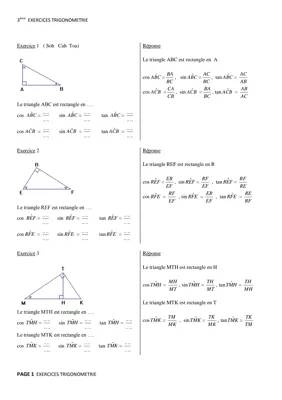 Découvre la Trigonométrie : Calculer un Angle et une Longueur Facilement