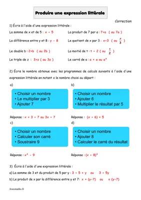 Cool Math Tricks: Learn About Literal Expressions