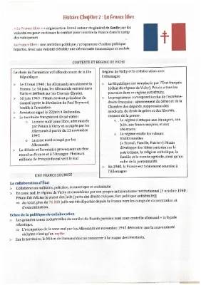 France Libre et Seconde Guerre mondiale: De Gaulle, Régime de Vichy et Appel du 18 juin