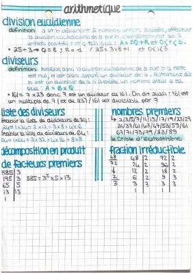 Découvre la Division Euclidienne et les Diviseurs - Exercice et Définition 6ème et 5ème