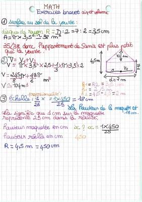 Exercices de Maths : Brevet PDF et Maquettes