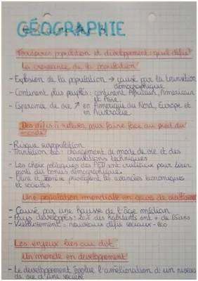 Pourquoi l'Afrique et l'Asie grandissent si vite ?