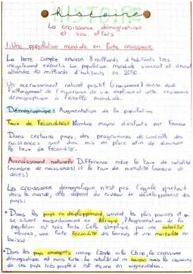 Introduction et Définition de la Croissance Démographique : Causes, Conséquences et Effets sur l'Environnement