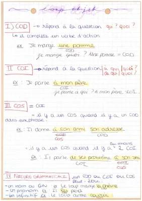 Comprendre le Complément d'Objet Direct et Indirect avec des Exemples